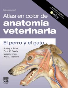 Atlas en color de anatomía veterinaria. El perro y del gato (incluye evolve)